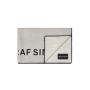 Kvadrat/Raf Simons Double Face Wool Throw with Logo