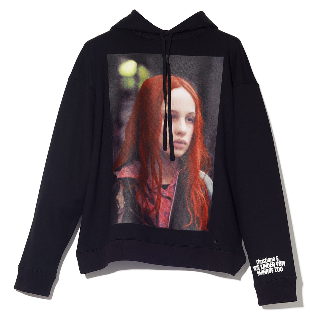 RAF SIMONS LONG-SLEEVED HOODIE CHRISTIANE F. – History of My World