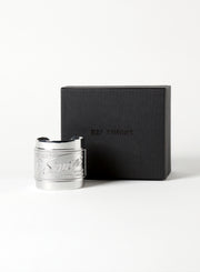 RAF SIMONS SOLID R SIMONS BRACELET WITH DEVOTION LABEL